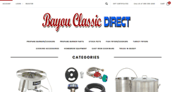 Desktop Screenshot of bayouclassicdirect.com